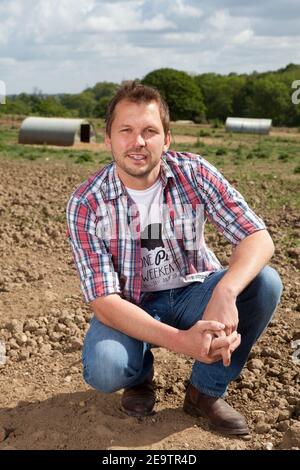 Jimmy Doherty Portraits de célébrité des agriculteurs Banque D'Images