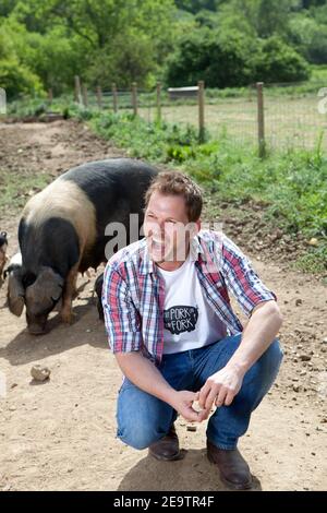 Jimmy Doherty Portraits de célébrité des agriculteurs Banque D'Images