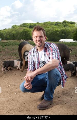 Jimmy Doherty Portraits de célébrité des agriculteurs Banque D'Images