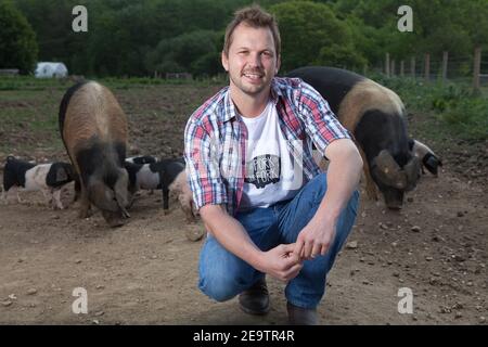 Jimmy Doherty Portraits de célébrité des agriculteurs Banque D'Images