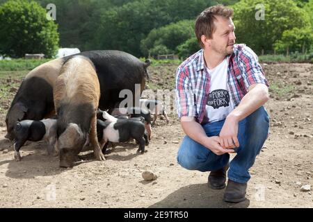 Jimmy Doherty Portraits de célébrité des agriculteurs Banque D'Images