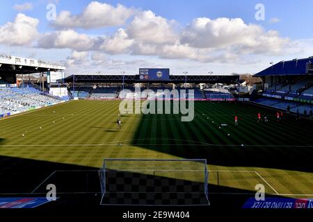 Vue générale du stade avant le match - Portsmouth v Hull City, Sky Bet League One, Fratton Park, Portsmouth, Royaume-Uni - 23 janvier 2021 usage éditorial uniquement - restrictions DataCo applicables Banque D'Images