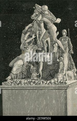 Nazionale supplizio di Dirce detto il Toro Farnese. Banque D'Images