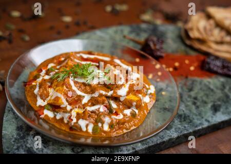 Dal makhani ou daal makhni est une nourriture populaire de Punjab / fabriqué en Inde Banque D'Images