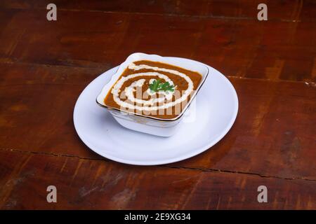 Dal makhani ou daal makhni est une nourriture populaire de Punjab / fabriqué en Inde Banque D'Images