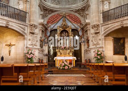 Église San Juan Bautista, LaGuardia, Espagne Banque D'Images