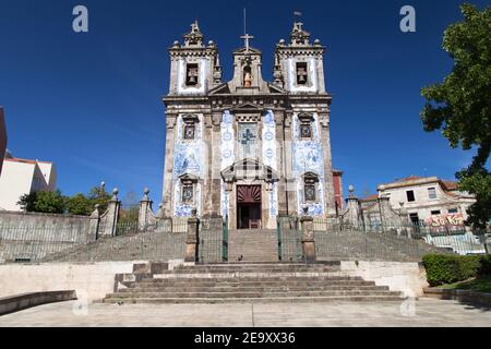 Église Saint Ildefonso à Porto, Portugal. Banque D'Images