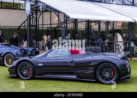 Pagani Zonda Roadster au Concours d’élégance Au Palais de Blenheim le 26 septembre 2020 Banque D'Images