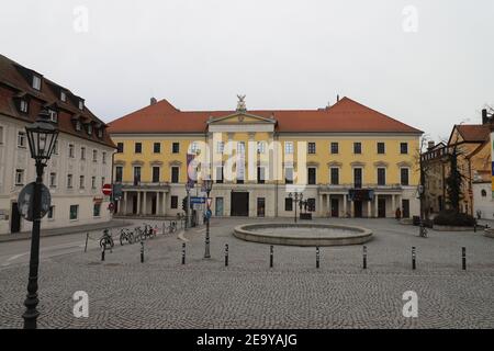 ALLEMAGNE, REGENSBURG, 01 FÉVRIER 2019: Théâtre Regensburg à Bismarckplatz Banque D'Images