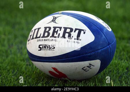 Rome, ITA. 06e février 2021. Ballon officiel, Italie contre France, Rugby, six nation crédit: Agence de photo indépendante/Alamy Live News Banque D'Images