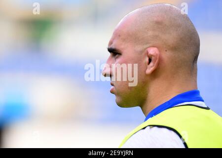 Rome, ITA. 06e février 2021. Daniele Rimpelli d'Italie, Italie contre France, Rugby, six nation crédit: Agence de photo indépendante/Alamy Live News Banque D'Images