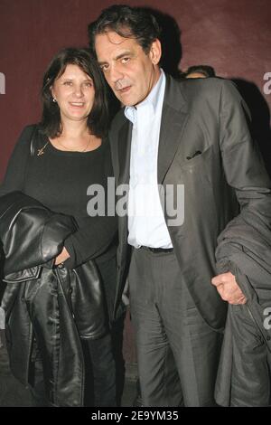 Les réalisateurs français Catherine Breillat et Jean-Francois Lepetit après la première française du film d'Asia Argento, « le cœur est trompeur avant tout » (« le Livre de Jeremie »), au club Triptyque à Paris, France, le 12 janvier 2005. Photo de Benoit Pinguet/ABACA. Banque D'Images