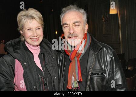 Daniele Gilbert et son mari Patrick Scemama (l) et Pascal Brunner et ...