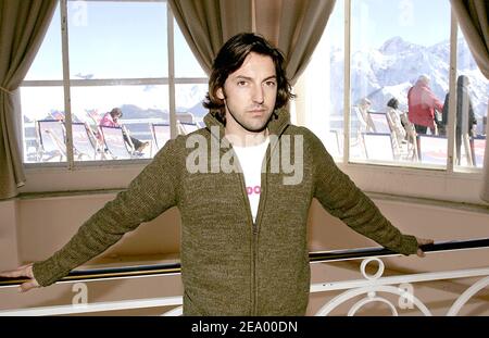 L'acteur français Frederic Diefenthal de la série 'Clara Sheller' au 6ème Festival international du film TV qui s'est tenu à Luchon, dans le sud-ouest de la France, le 5 février 2005. Photo de Patrick Bernard/ABACA. Banque D'Images