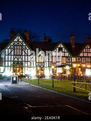 Extérieur, le Barnt Green Inn, Birmingham, restaurant et bar raffinés, pubs Premium Country Banque D'Images