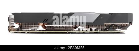 chemin de la carte graphique isolé sur blanc Banque D'Images