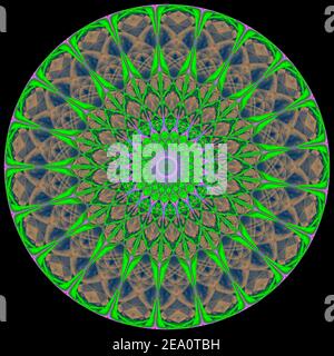 Illustration fractale abstraite Banque D'Images