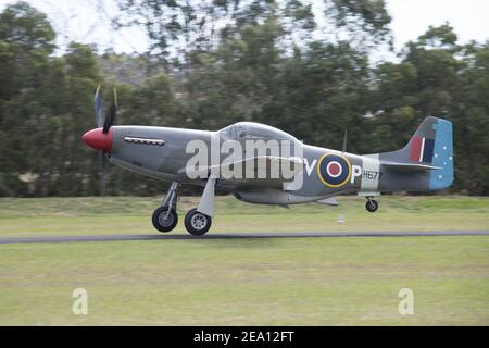 Avion dans l'Airshow de Tyabb, Victoria Australie Banque D'Images