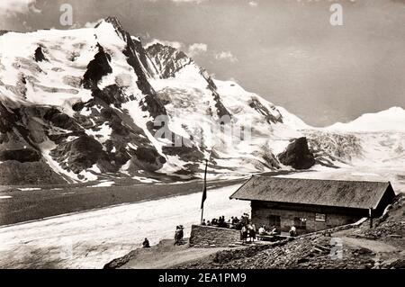 Vue sur la montagne Großglockner en Autriche Banque D'Images