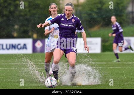 Florence, Italie. 7 février 2021. Firenze, Italie, Stade Gino Bozzi, 07 février 2021, Louise Quinn (Fiorentina Femminile) pendant l'ACF Fiorentina Femminile vs Napoli Femminile - football italien Serie A Women Match Credit: Lisa Guglielmi/LPS/ZUMA Wire/Alamy Live News Banque D'Images