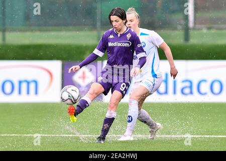 Florence, Italie. 7 février 2021. Firenze, Italie, Stade Gino Bozzi, 07 février 2021, Daniela Sabatino (Fiorentina Femminile) pendant l'ACF Fiorentina Femminile vs Napoli Femminile - football italien Serie A Women Match Credit: Lisa Guglielmi/LPS/ZUMA Wire/Alamy Live News Banque D'Images