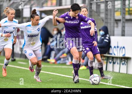Florence, Italie. 7 février 2021. Firenze, Italie, Stade Gino Bozzi, 07 février 2021, Sara Baldi (Fiorentina Femminile) pendant l'ACF Fiorentina Femminile vs Napoli Femminile - football italien Serie A Women Match Credit: Lisa Guglielmi/LPS/ZUMA Wire/Alamy Live News Banque D'Images