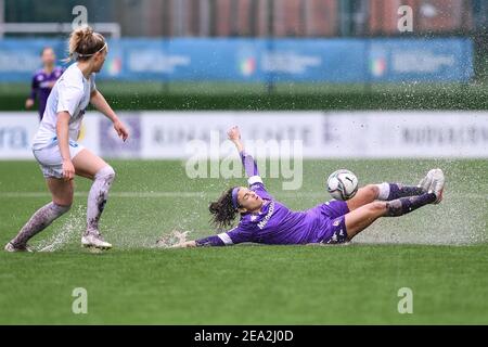 Florence, Italie. 7 février 2021. Firenze, Italie, Stade Gino Bozzi, 07 février 2021, Janelle Cordia (Fiorentina Femminile) pendant l'ACF Fiorentina Femminile vs Napoli Femminile - football italien Serie A Women Match Credit: Lisa Guglielmi/LPS/ZUMA Wire/Alamy Live News Banque D'Images