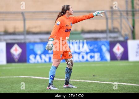 Gino Bozzi Stadium, Firenze, Italie, 07 Feb 2021, Catalina Perez (Napoli) pendant ACF Fiorentina femminile vs Napoli Femminile, football italien Serie A Women Match - photo Lisa Guglielmi / LM Banque D'Images