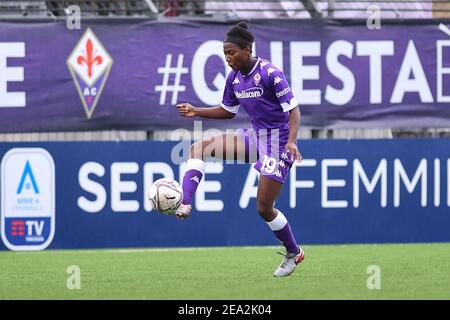 Gino Bozzi Stadium, Firenze, Italie, 07 Feb 2021, Abigail Kim (Fiorentina Femminile) pendant l'ACF Fiorentina Femminile vs Napoli Femminile, football italien Serie A Women Match - photo Lisa Guglielmi / LM Banque D'Images