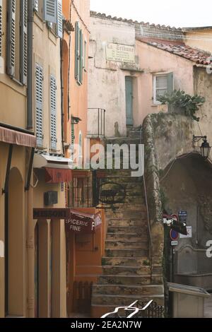 Vieille blanchisserie - paysage, mimosa, fleurs - Saint Tropez, France - 07 février 2021 - #ilonabarn.photoconews Banque D'Images