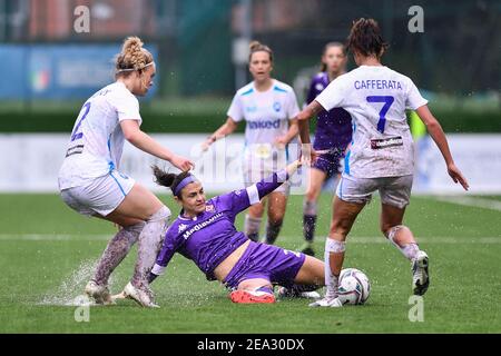 Florence, Italie. 7 février 2021. Firenze, Italie, Stade Gino Bozzi, 07 février 2021, Janelle Cordia (Fiorentina Femminile) pendant l'ACF Fiorentina Femminile vs Napoli Femminile - football italien Serie A Women Match Credit: Lisa Guglielmi/LPS/ZUMA Wire/Alamy Live News Banque D'Images