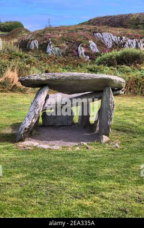 Autel Tombeau de coin dans le comté de Cork, Irlande Banque D'Images