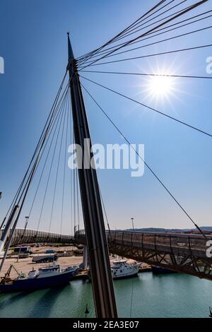 Ponte del Mare, Pescara, Italie Banque D'Images