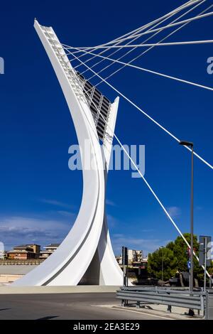 Ponte Flaiano, Pescara, Italie Banque D'Images