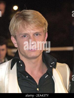 L'acteur et acteur français Jeremie Renier participe à la projection du film "l'enfant" lors du 58e Festival International du film de Cannes, à Cannes, dans le sud de la France, le 17 mai 2005. Photo de Hahn-Klein-Nebinger/ABACA Banque D'Images