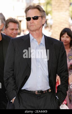 « Sam Shepard, membre du casting, participe à la projection de « Don't Come King » réalisée par Wim Wenders lors du 58e Festival international de Cannes, le 19 mai 2005. Photo de Hahn-Nebinger-Klein/ABACA' Banque D'Images