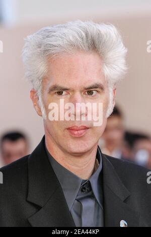 Le professeur Jim Jarmusch assiste à la projection de 'Don't Come Knocking' réalisée par Wim Wenders lors du 58e Festival international de Cannes, le 19 mai 2005. Photo de Hahn-Nebinger-Klein/ABACA' Banque D'Images