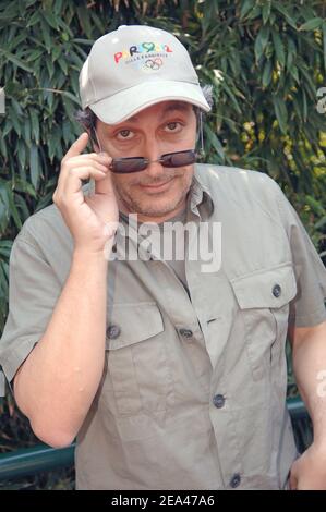 L'acteur et réalisateur français Alain Chabat à l'Open de France du stade Roland Garros à Paris, France, le 28 mai 2005. Photo de Gorassini-Zabulon/ABACA Banque D'Images