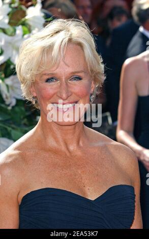 Glenn Close participe aux 57e Emmy Awards annuels au Shrine Auditorium de Los Angeles, CA, USA, le 18 septembre 2005. Photo de Lionel Hahn/ABACAPRESS.COM Banque D'Images