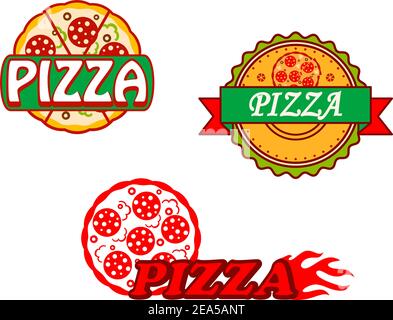 De savoureuses banderoles et emblèmes pour les cafés et les restaurants conception Illustration de Vecteur