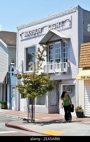 Harbour Light bâtiment dans main Street, Tiburon, Marin County, Californie, Etats-Unis Banque D'Images