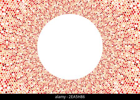 Pop art coloré BD livre couverture magazine. Arrière-plan orange à pois. Maquette amusante bande à motif rétro. Illustration de demi-teinte vectorielle. 90 Illustration de Vecteur