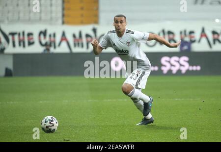 Wellinton de Besiktas pendant le jeu de la Super League turque de Besiktas - Konyaspor au parc Vodafone à Istanbul, Turquie, 7 février 2021. Photo par Tolga Adanali/Depo photos/ABACAPRESS.COM Banque D'Images