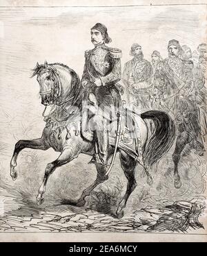Abdul Hamid II (1842 -1918) était le 34ème Sultan de l'Empire Ottoman et le dernier Sultan pour exercer un contrôle efficace sur l'état de fracturation. Banque D'Images