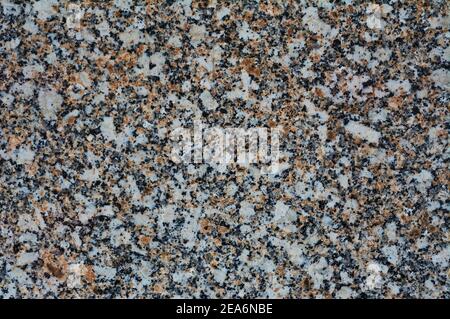 SANTIAGO DE COMPOSTEL, ESPAGNE - 06 février 2021 : image de fond de texture de granit orange et gris Banque D'Images