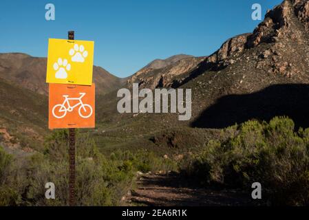 Sentier Leopard, Baviaanskloof, Afrique du Sud Banque D'Images