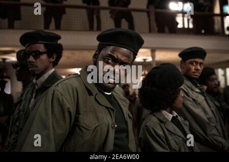 DANIEL KALUUYA DANS JUDAS ET LE MESSIE NOIR (2021), DIRIGÉ PAR LE ROI SHAKA. Crédit : MACRO / participant / Album Banque D'Images