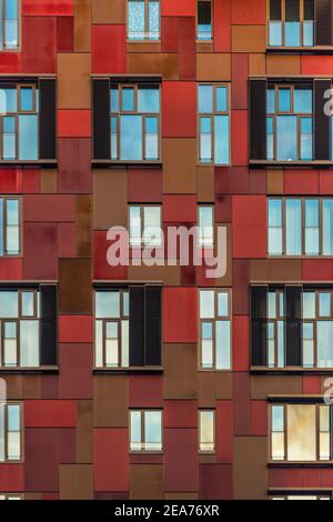 Détail des Cinnamon-Towers dans le der HafenCity Banque D'Images