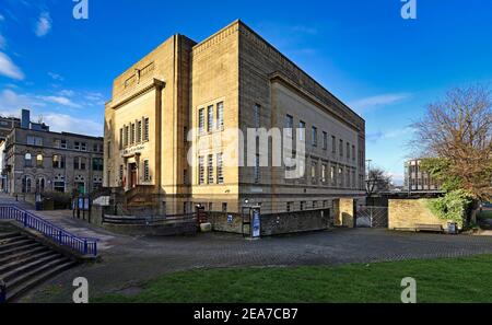 centre-ville de huddersfield pendant le covid 2020 Banque D'Images