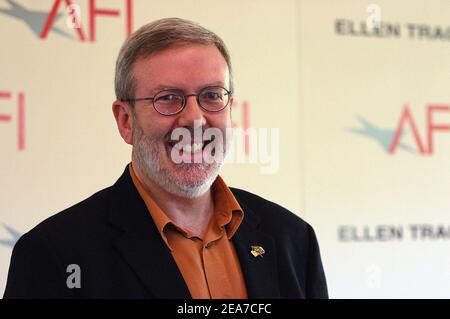 (En photo : Leonard Maltin ) l'American film Institute (AFI) rend hommage aux équipes créatives de cinéma et de télévision, à la fois derrière et devant la caméra, lors d'un déjeuner au four Seasons de Beverly Hills-CA. 22 janvier 2004. Photo par AFI/ABACA Banque D'Images